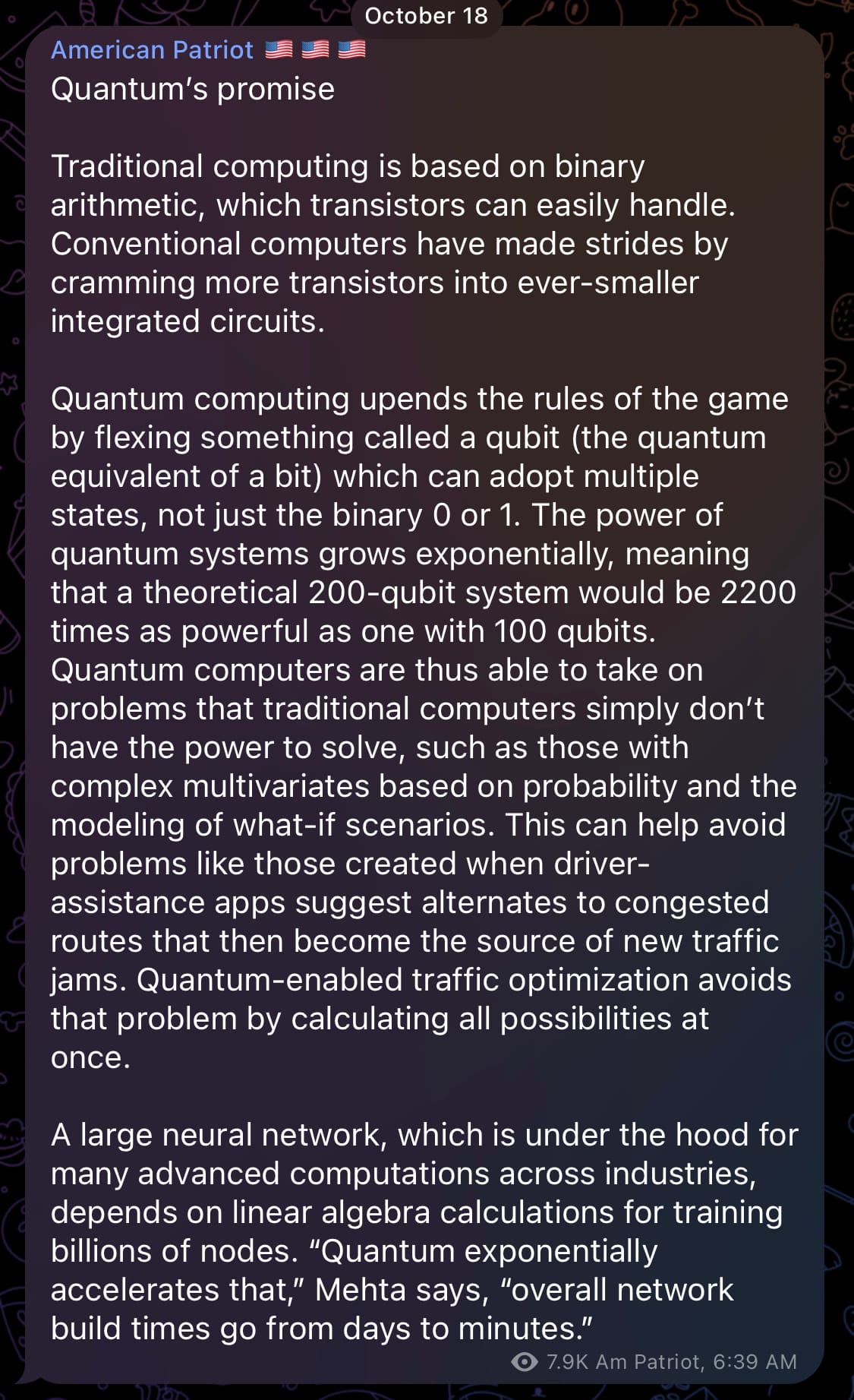 Quantum’s promise