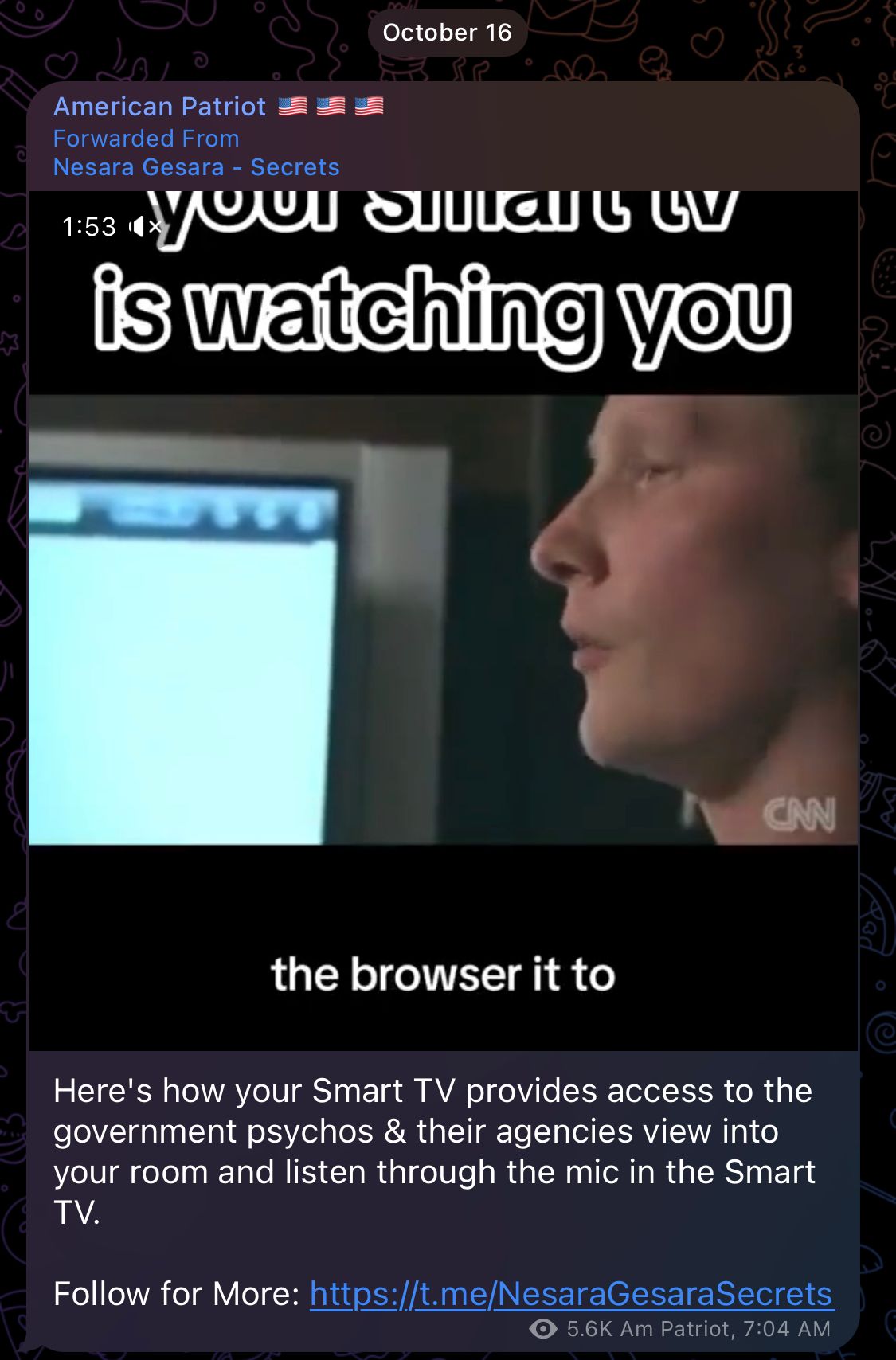 Here's how your Smart TV provides access to the government psychos & their agencies