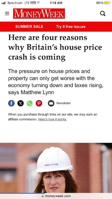 🏴󠁧󠁢󠁥󠁮󠁧󠁿 UK Housing Market Meltdown.