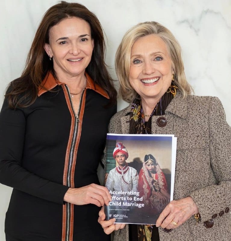BREAKING: Hillary Clinton is now working on a global solution to end child marriages.