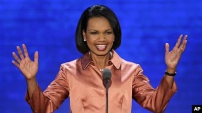 BREAKING: Former Bush National Security Advisor and Secretary of State Condoleezza Rice…